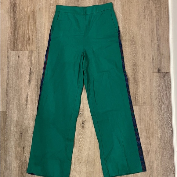 Rachel Zoe Pants - Rachel Zoe Green Wide Leg Pants
